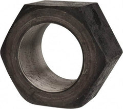 Value Collection - 3-12 UN Steel Right Hand Hex Nut - 4-1/2" Across Flats, 2-37/64" High, Uncoated - Industrial Tool & Supply
