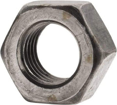 Value Collection - 5/16-24 UNF Steel Left Hand Hex Nut - 1/2" Across Flats, 17/64" High, Uncoated - Industrial Tool & Supply