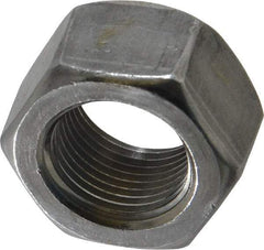 Value Collection - 7/8-14 UNF Steel Left Hand Hex Nut - 1-5/16" Across Flats, 3/4" High, Uncoated - Industrial Tool & Supply