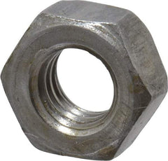 Value Collection - M6x1.00 Steel Right Hand Hex Nut - 10mm Across Flats, 5mm High, Uncoated - Industrial Tool & Supply