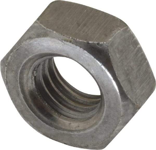 Value Collection - M10x1.50 Steel Right Hand Hex Nut - 17mm Across Flats, 8mm High, Uncoated - Industrial Tool & Supply