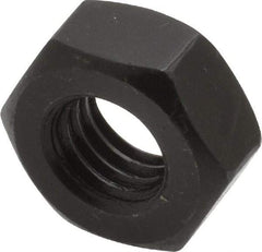 Value Collection - M10x1.50 Steel Right Hand Hex Nut - 17mm Across Flats, 8mm High, Uncoated - Industrial Tool & Supply