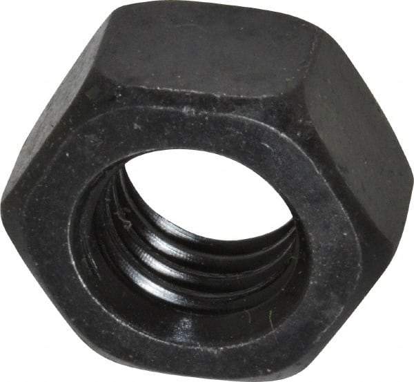 Value Collection - M12x1.75 Steel Right Hand Hex Nut - 19mm Across Flats, 10mm High, Uncoated - Industrial Tool & Supply
