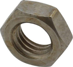 Value Collection - 5/8-11 UNC Steel Right Hand Hex Jam Nut - 5/16" Across Flats, 3/8" High, Uncoated - Industrial Tool & Supply