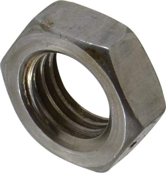 Value Collection - 3/4-10 UNC Steel Right Hand Hex Jam Nut - 1-1/8" Across Flats, 0.4219" High, Uncoated - Industrial Tool & Supply