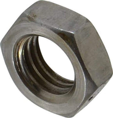 Value Collection - 3/4-10 UNC Steel Right Hand Hex Jam Nut - 1-1/8" Across Flats, 0.4219" High, Uncoated - Industrial Tool & Supply