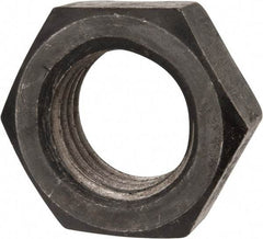 Value Collection - 1-1/2 - 6 UNC Steel Right Hand Hex Jam Nut - 2-1/4" Across Flats, 0.8438" High, Uncoated - Industrial Tool & Supply
