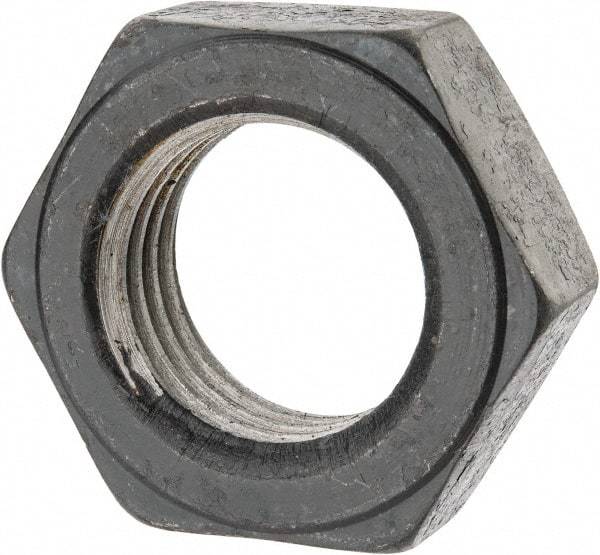 Value Collection - 2 - 4-1/2 UNC Steel Right Hand Hex Jam Nut - 3" Across Flats, 1-3/32" High, Uncoated - Industrial Tool & Supply