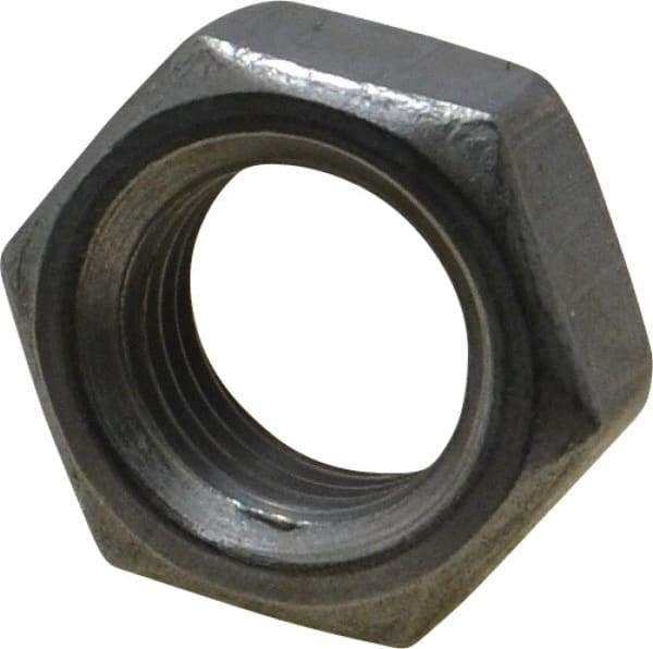 Value Collection - 1/2-20 UNF Steel Right Hand Hex Jam Nut - 3/4" Across Flats, 5/16" High, Uncoated - Industrial Tool & Supply