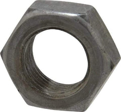 Value Collection - 5/8-18 UNF Steel Right Hand Hex Jam Nut - 15/16" Across Flats, 3/8" High, Uncoated - Industrial Tool & Supply