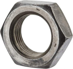Value Collection - 7/8-14 UN Steel Right Hand Hex Jam Nut - 1-5/16" Across Flats, 31/64" High, Uncoated - Industrial Tool & Supply