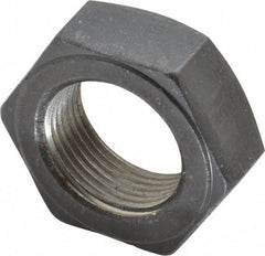 Value Collection - 1-1/4 - 12 UNF Steel Right Hand Hex Jam Nut - 1-7/8" Across Flats, 23/32" High, Uncoated - Industrial Tool & Supply