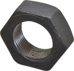 Value Collection - 1-3/8 - 12 UNF Steel Right Hand Hex Jam Nut - 2-1/16" Across Flats, 25/32" High, Uncoated - Industrial Tool & Supply