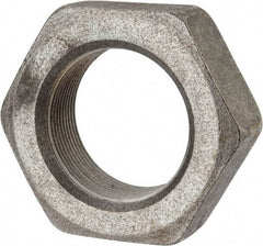 Value Collection - 2-12 UNF Steel Right Hand Hex Jam Nut - 3" Across Flats, 1-3/32" High, Uncoated - Industrial Tool & Supply