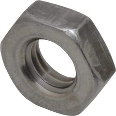 Value Collection - 5/8-11 UNC Steel Right Hand Heavy Hex Jam Nut - 1-1/16" Across Flats, 23/64" High, Uncoated, 2B Class of Fit - Industrial Tool & Supply