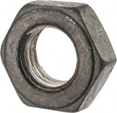 Value Collection - 7/8-9 UNC Steel Right Hand Heavy Hex Jam Nut - 1-7/16" Across Flats, 31/64" High, Uncoated, 2B Class of Fit - Industrial Tool & Supply