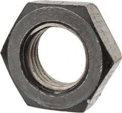 Value Collection - 1-1/2 - 6 UNC Steel Right Hand Heavy Hex Jam Nut - 2-3/8" Across Flats, 27/32" High, Uncoated, 2B Class of Fit - Industrial Tool & Supply