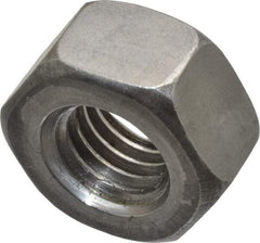 Value Collection - 1/2-13 UNC Steel Right Hand Heavy Hex Nut - 7/8" Across Flats, 31/64" High, Uncoated, 2B Class of Fit - Industrial Tool & Supply