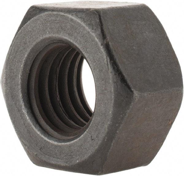 Value Collection - 5/8-11 UNC Steel Right Hand Heavy Hex Nut - 1-1/16" Across Flats, 39/64" High, Uncoated, 2B Class of Fit - Industrial Tool & Supply