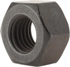 Value Collection - 5/8-11 UNC Steel Right Hand Heavy Hex Nut - 1-1/16" Across Flats, 39/64" High, Uncoated, 2B Class of Fit - Industrial Tool & Supply