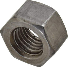 Value Collection - 7/8-9 UNC Steel Right Hand Heavy Hex Nut - 1-7/16" Across Flats, 55/64" High, Uncoated, 2B Class of Fit - Industrial Tool & Supply