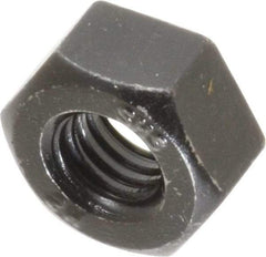 Value Collection - 3/8-16 UNC Steel Right Hand Heavy Hex Nut - 11/16" Across Flats, 23/64" High, Uncoated, 2B Class of Fit - Industrial Tool & Supply
