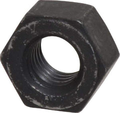 Value Collection - 1/2-13 UNC Steel Right Hand Heavy Hex Nut - 7/8" Across Flats, 31/64" High, Uncoated, 2B Class of Fit - Industrial Tool & Supply