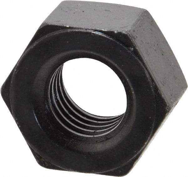 Value Collection - 5/8-11 UNC Steel Right Hand Heavy Hex Nut - 1-1/16" Across Flats, 39/64" High, Uncoated, 2B Class of Fit - Industrial Tool & Supply