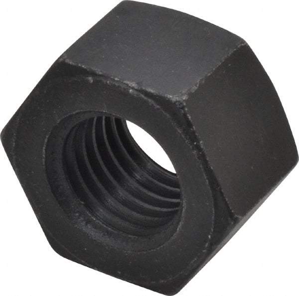 Value Collection - 7/8-9 UNC Steel Right Hand Heavy Hex Nut - 1-7/16" Across Flats, 55/64" High, Uncoated, 2B Class of Fit - Industrial Tool & Supply