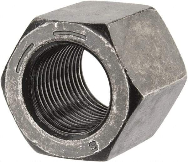 Value Collection - 5/8-18 UNF Steel Right Hand High Hex Nut - 15/16" Across Flats, 27/32" High, Uncoated - Industrial Tool & Supply