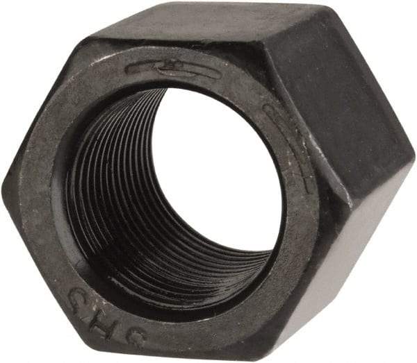 Value Collection - 3/4-16 UNF Steel Right Hand High Hex Nut - 1-1/16" Across Flats, 1" High, Uncoated - Industrial Tool & Supply