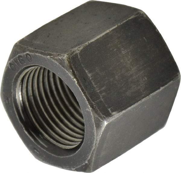 Value Collection - 7/8-14 UNF Steel Right Hand High Hex Nut - 1-5/16" Across Flats, 1-5/32" High, Uncoated - Industrial Tool & Supply