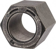 Value Collection - 1-1/4 - 12 UNF Steel Right Hand High Hex Nut - 1-13/16" Across Flats, 2-7/8" High, Uncoated - Industrial Tool & Supply