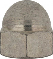 Value Collection - 5/8-18" UNF, 15/16" Width Across Flats, Nickel Plated, Steel Acorn Nut - 51/64" Overall Height, Grade 2 - Industrial Tool & Supply