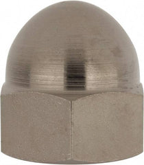 Value Collection - 3/4-16" UNF, 1/16" Width Across Flats, Nickel Plated, Steel Acorn Nut - 1" Overall Height, Grade 2 - Industrial Tool & Supply