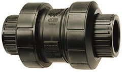 NIBCO - 1" PVDF Check Valve - Socket x Socket, 1,360 WOG - Industrial Tool & Supply