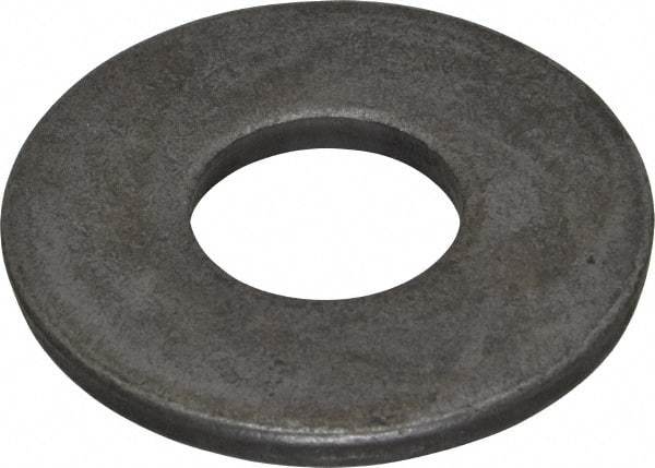 Value Collection - 7/8" Screw, Steel USS Flat Washer - 15/16" ID x 2-1/4" OD, 11/64" Thick, Plain Finish - Industrial Tool & Supply