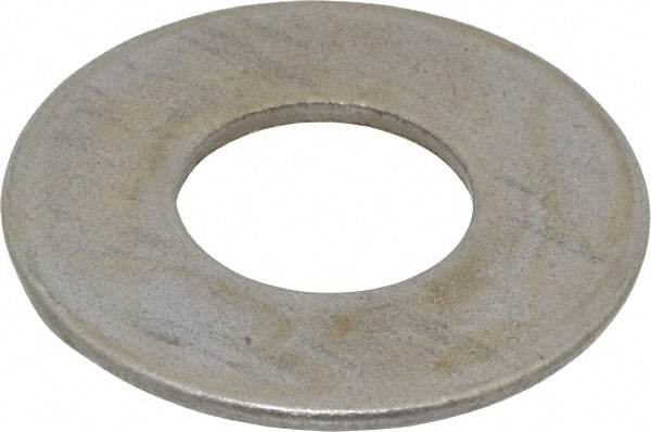 Value Collection - 1-1/4" Screw, Steel USS Flat Washer - 1-3/8" ID x 3" OD, 11/64" Thick, Plain Finish - Industrial Tool & Supply