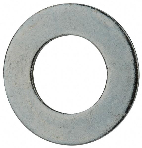 Value Collection - 1-3/8" Screw, Steel SAE Flat Washer - 1-7/16" ID x 2-3/4" OD, 5/32" Thick, Zinc-Plated Finish - Industrial Tool & Supply