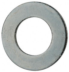 Value Collection - 1-3/8" Screw, Steel SAE Flat Washer - 1-7/16" ID x 2-3/4" OD, 5/32" Thick, Zinc-Plated Finish - Industrial Tool & Supply