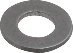 Value Collection - #5 Screw, Steel SAE Flat Washer - 9/64" ID x 9/32" OD, 1/32" Thick, Plain Finish - Industrial Tool & Supply