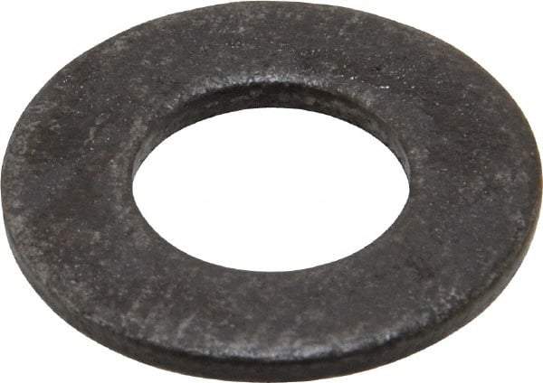 Value Collection - 7/16" Screw, Steel SAE Flat Washer - 15/32" ID x 59/64" OD, 1/16" Thick, Plain Finish - Industrial Tool & Supply