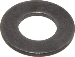 Value Collection - 9/16" Screw, Steel SAE Flat Washer - 19/32" ID x 1-3/16" OD, 3/32" Thick, Plain Finish - Industrial Tool & Supply
