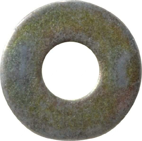 Value Collection - 7/16" Screw, Grade 8 Steel Extra Thick Flat Washer - Zinc Yellow Dichromate Finish - Industrial Tool & Supply