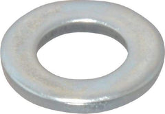 Value Collection - M12 Screw, Steel Standard Flat Washer - 13mm ID x 24mm OD, 2.5mm Thick, Zinc-Plated Finish - Industrial Tool & Supply