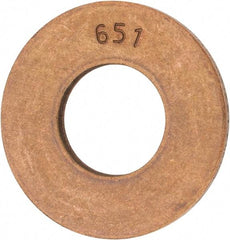 Value Collection - 5/8" Screw, Silicon Bronze Standard Flat Washer - 0.656" ID x 1-1/2" OD, 0.102" Thick - Industrial Tool & Supply