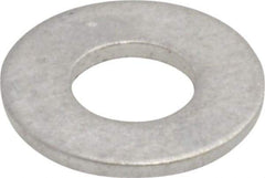 Value Collection - #8 Screw, Aluminum Standard Flat Washer - 0.168" ID x 3/8" OD, 0.032" Thick, Plain Finish - Industrial Tool & Supply