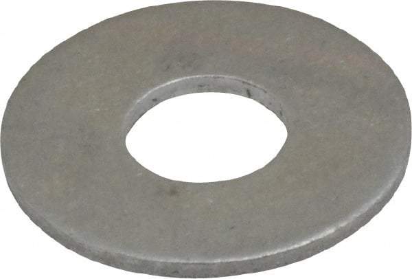 Value Collection - 1/4" Screw, Aluminum Standard Flat Washer - 0.264" ID x 0.689" OD, 0.048" Thick - Industrial Tool & Supply