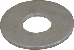 Value Collection - 1/4" Screw, Aluminum Standard Flat Washer - 0.264" ID x 0.689" OD, 0.048" Thick - Industrial Tool & Supply