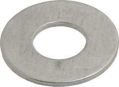 Value Collection - 1/2" Screw, Aluminum Standard Flat Washer - 0.562" ID x 1-1/4" OD, 0.089" Thick - Industrial Tool & Supply